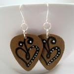 Earrings, Wood Guitar Picks..