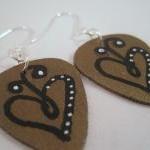 Earrings, Wood Guitar Picks..