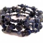 Bracelet, Adjustable Blue L..