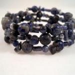 Bracelet, Adjustable Blue L..